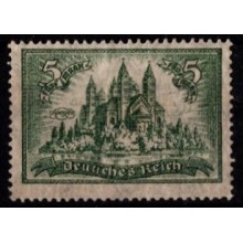 1924 - Tysk Rige - AFA 367 - Frimærke - Bygningsværker - Ustemplet.